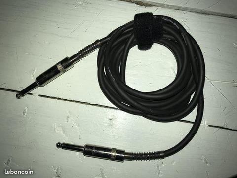 Câble Guitare Neutrik 3m