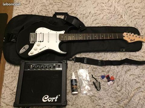 Pack guitare électrique + ampli CORT CGP110