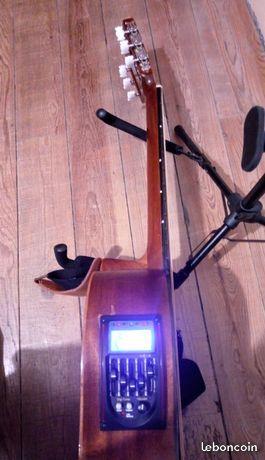 Guitare de Luthier (vintage- rare) electro-acoust