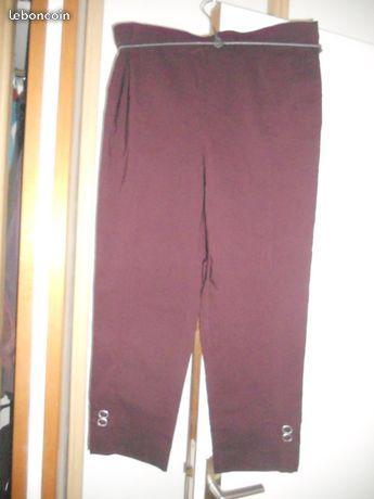 LEGGING VIOLET TOSCANE A THIERY Taille 46 48