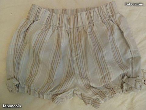 Bloomer/culotte, 6 mois, TBE (lcnjm)